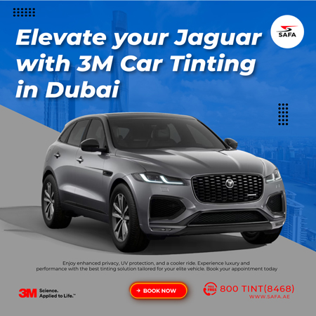 Elevate Your Jaguar with 3M Car Tinting in Dubai