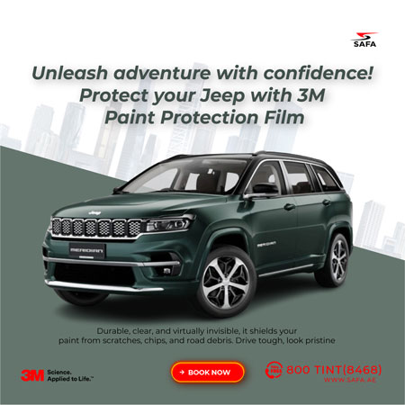 Protect Your Jeep with 3M Paint Protection Film in Dubai