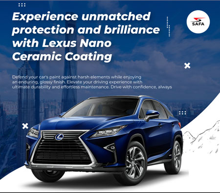 Experience Unmatched Protection and Brilliance with Lexus Nano Ceramic Coating in Dubai
